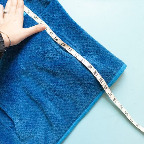 Patagonia Blue ReTool Synchilla Snap T Fleece Pullover Jacket Size Womens S - Picture 7 of 8